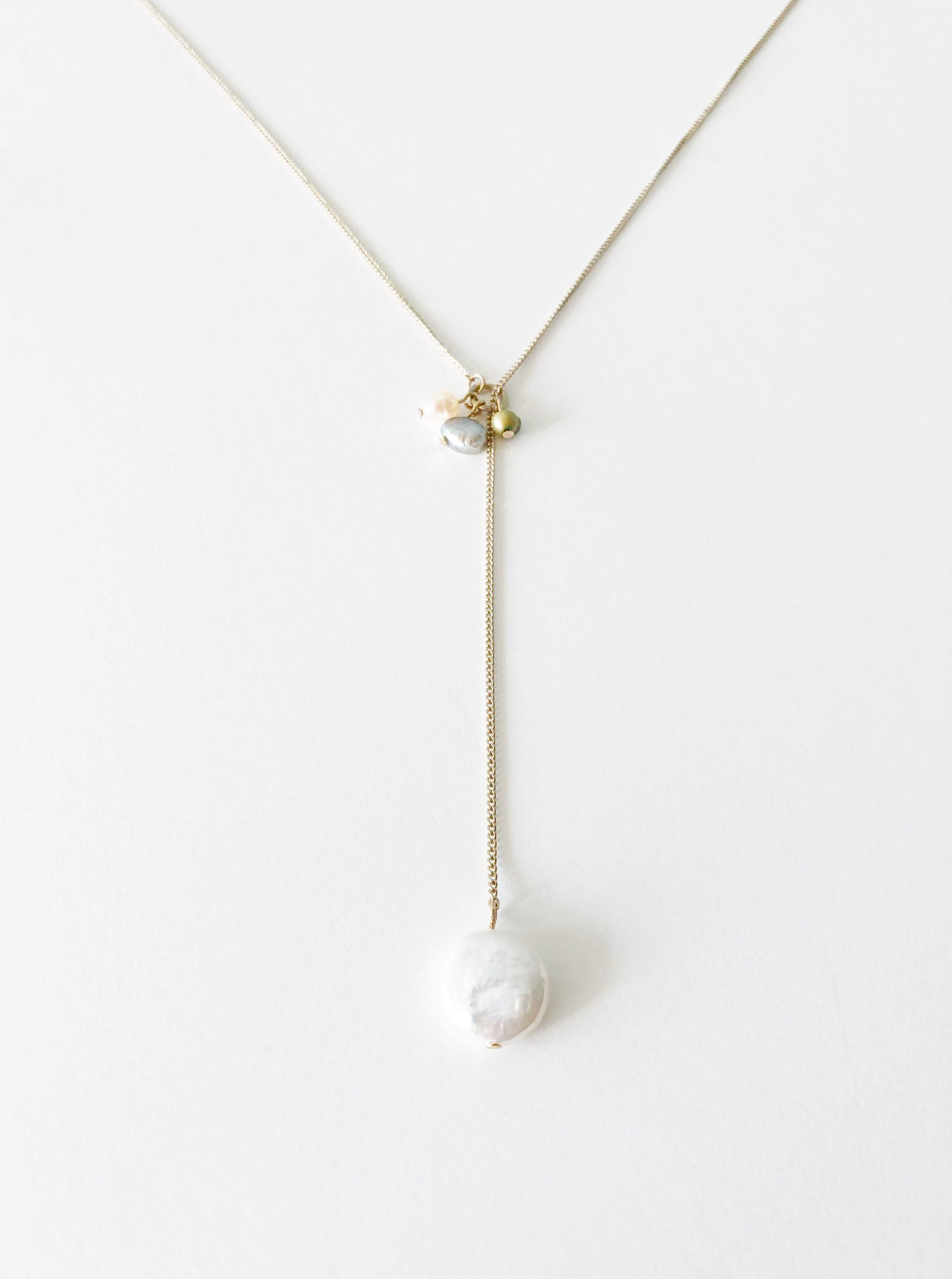 Freshwater Pearl Lariat Necklace The Perfect Pearl Wedding Necklace